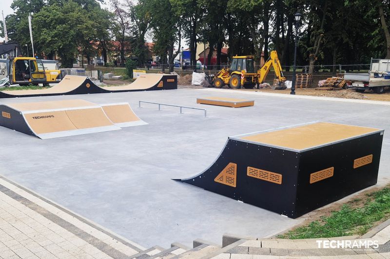 Modular skatepark in Baruchow 