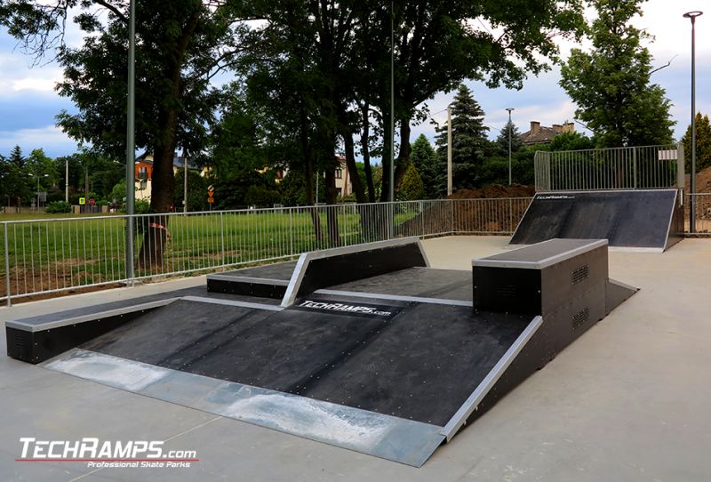 Funbox on skatepark in Opatów