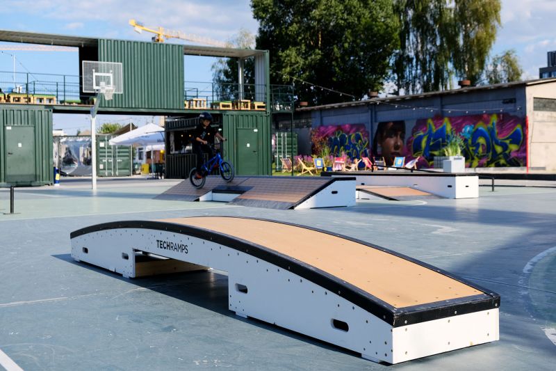 Origami skatepark mobilny Skatepark rental