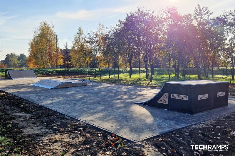 Skatepark plac i nawierzchnia