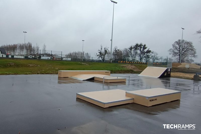 Skatepark v meste Łuków Śląski 