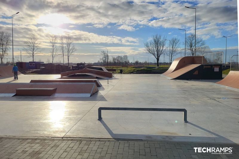 Poręcz prosta - skatepark 