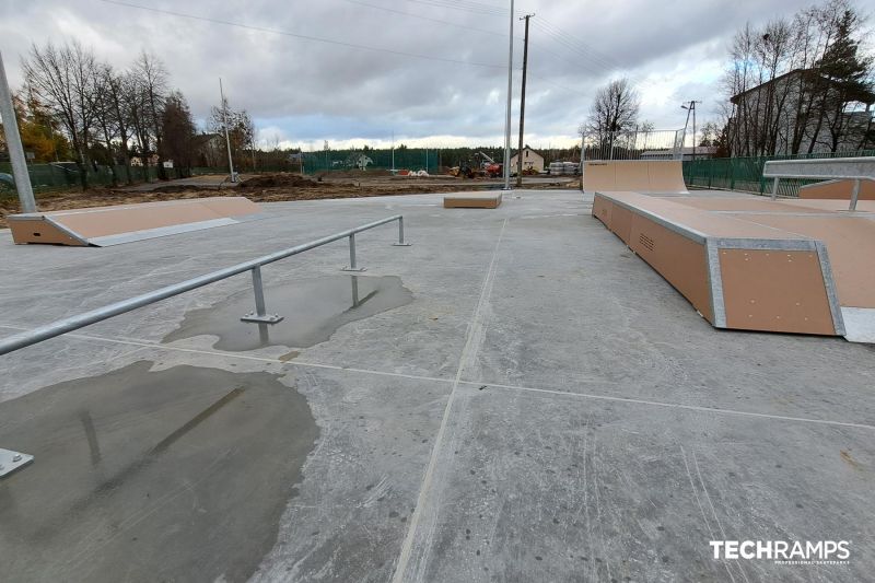 Poręcz prosta - skatepark Maciejowice 