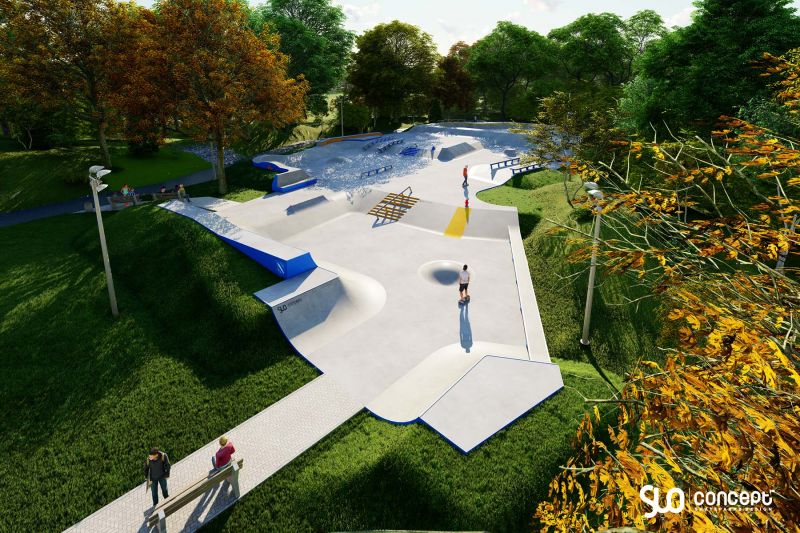 Rybnik skatepark Wiśnowiec