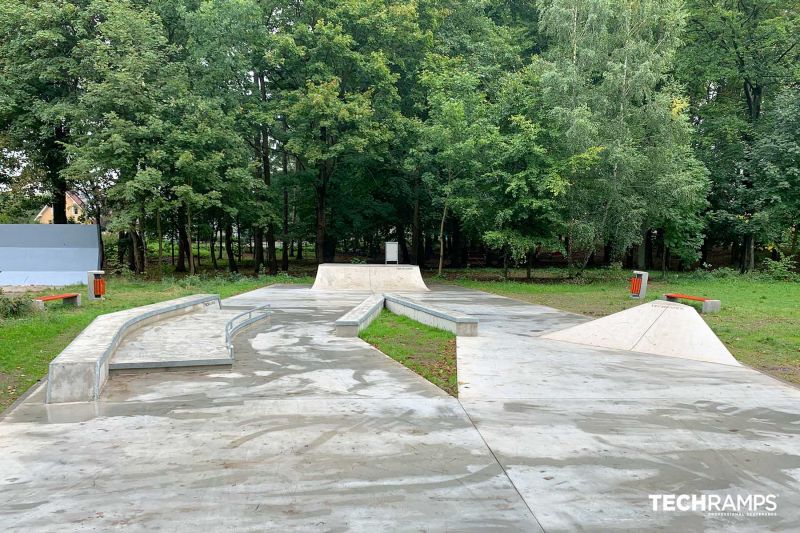 Skatepark betonowy