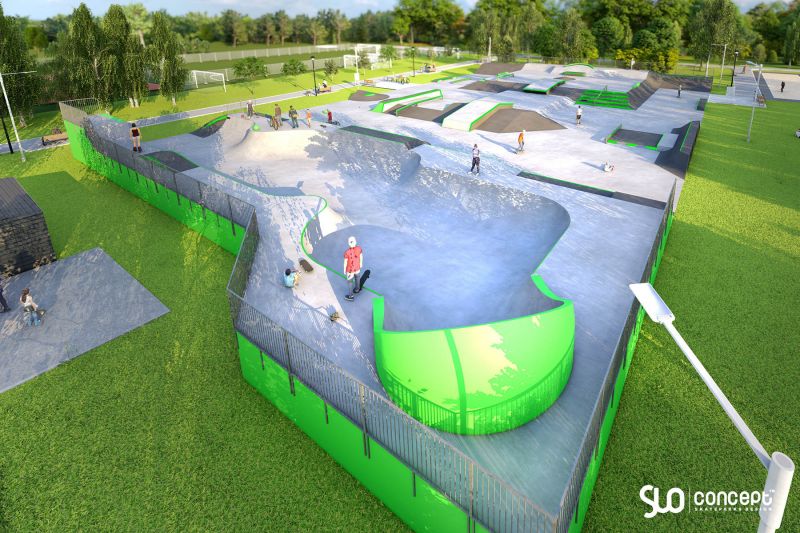 projekty skateparków