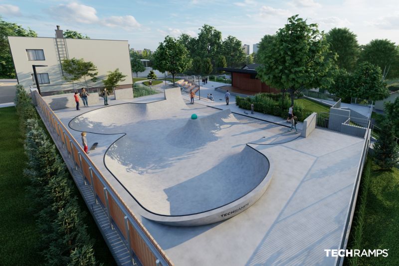 Projekt skateparku Radziechowy