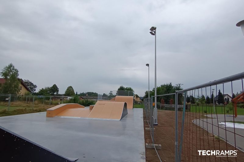 Przeszkody - skatepark modułowy Hażlach