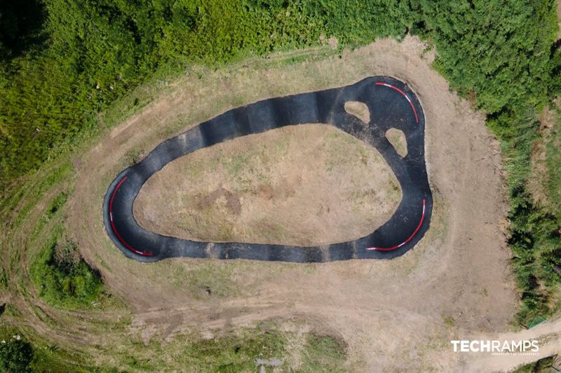 Pumptrack - atrakcja na imprezie dla młodzieży