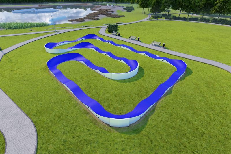 pumptrack polietylenowy 