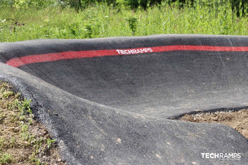 Pumptrack - atrakcja na imprezie dla młodzieży