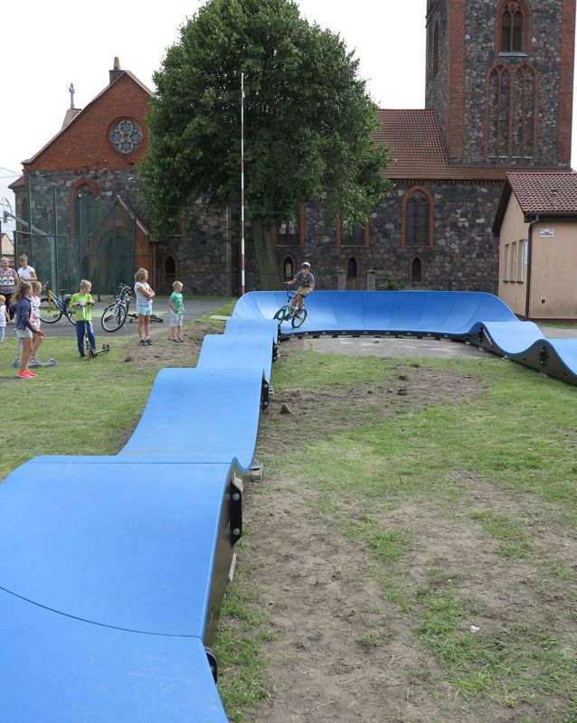 Modułowy pumptrack w Boleszkowicach