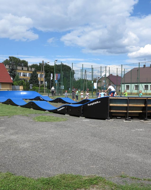 Modułowy pumptrack w Boleszkowicach