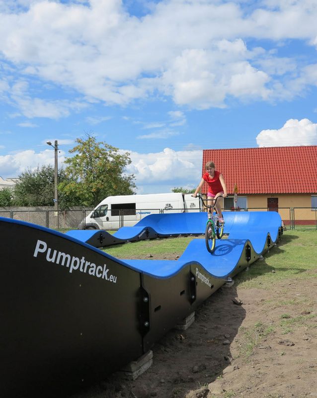 Modułowy pumptrack w Boleszkowicach