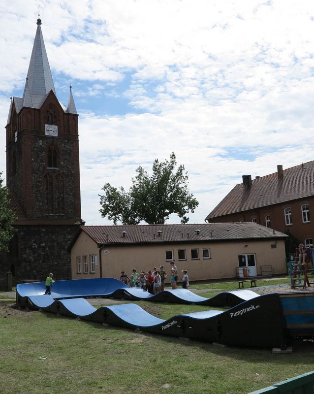 Modułowy pumptrack w Boleszkowicach