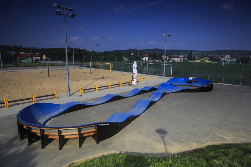 kompozytowy pumptrack Dukla