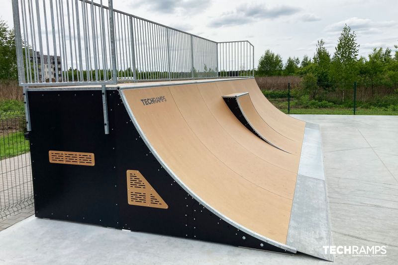 Quarter Pipe + Mini Quarter - Wieliszew skatepark