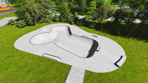 Sample concrete skatepark 390113