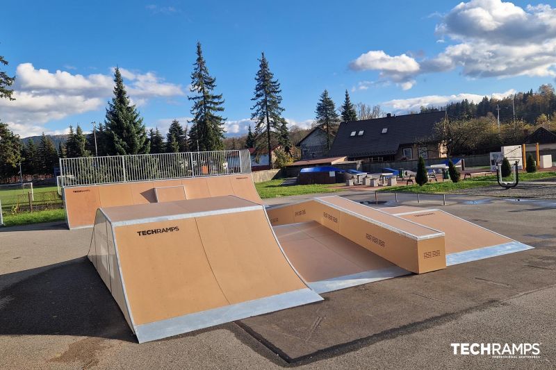 polyethylene skatepark 