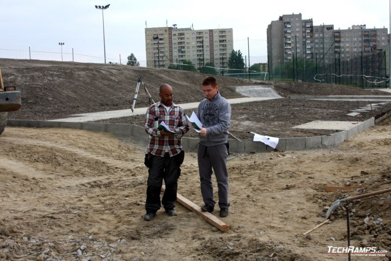 Skatepark Opole - końcówka prac