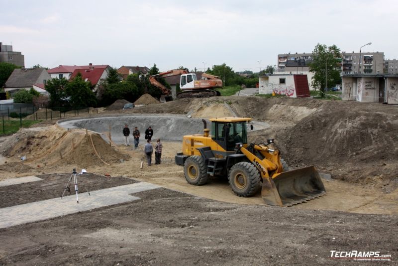 Skatepark Opole - końcówka prac