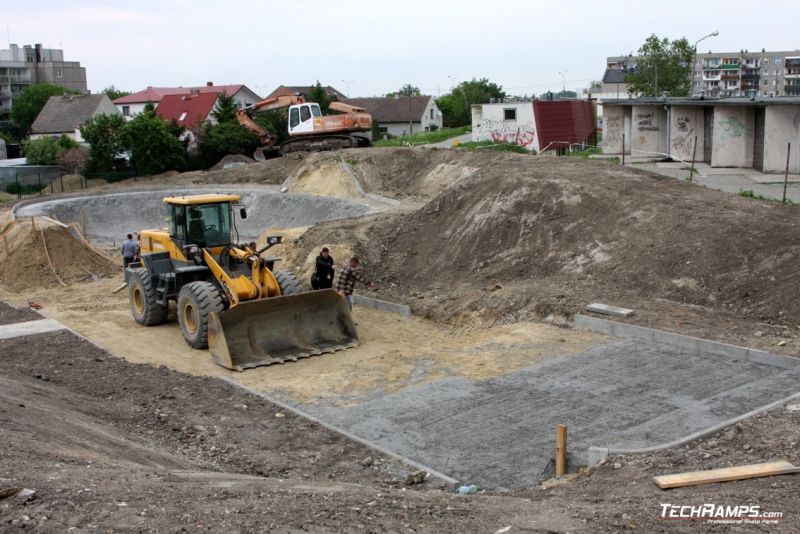 Skatepark Opole - końcówka prac