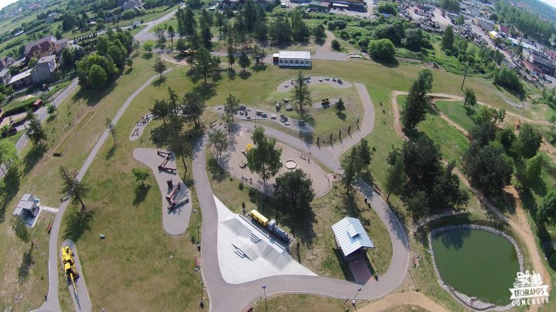 skatepark betonowy 