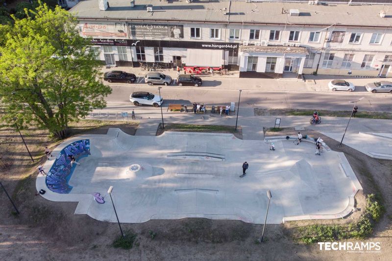 Design og opførelse af betonskateparker