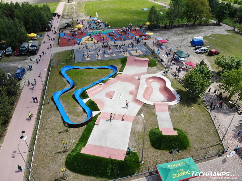 Skatepark and pumptrack - Techramps 21st century facilities