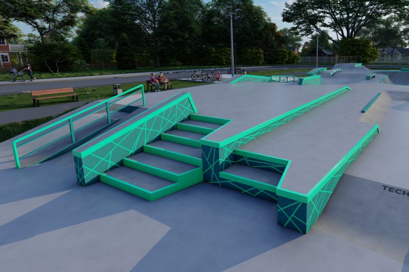 Design og bygging av skateparker i betong 