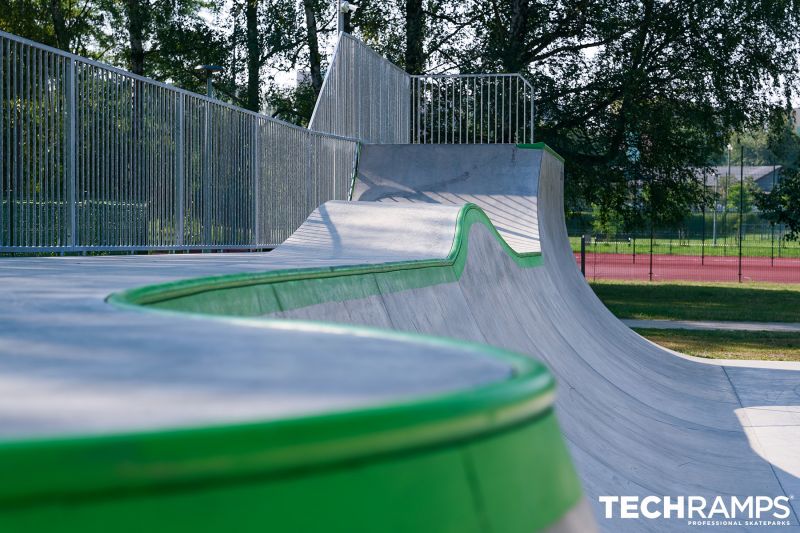 Skatepark betonowy Projektowanie skateparków