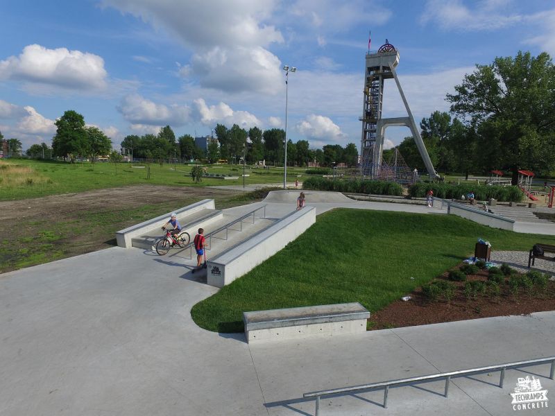 skatepark betonowy w chorzowie