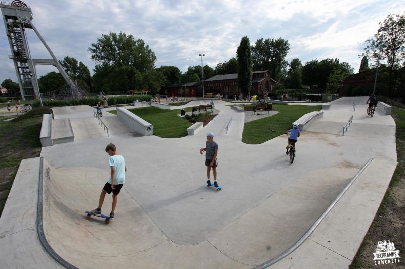 skatepark betonowy w chorzowie