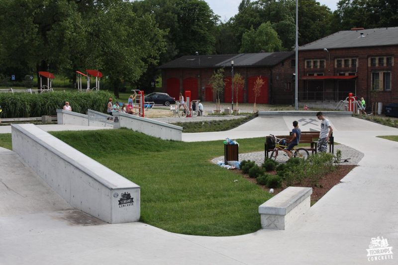 skatepark betonowy w chorzowie