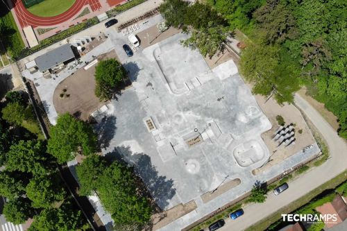 Skatepark betonowy w Puławach