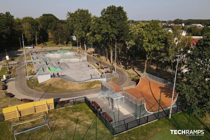 Zielonka - skatepark betonowy 