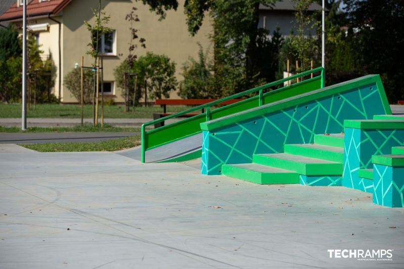 Zielonka - skatepark betonowy 