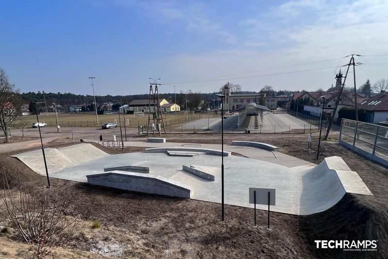 Concrete skatepark