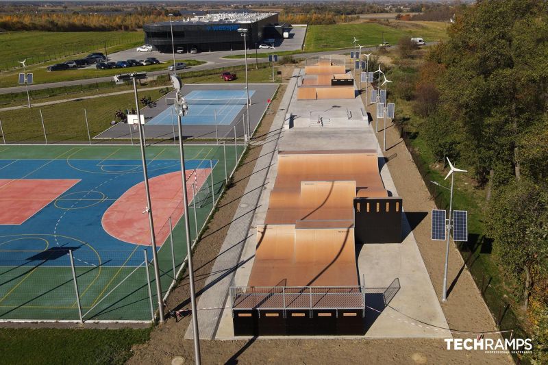 Modular skatepark