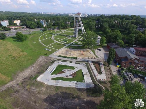 Skatepark Chorzów - betonowy