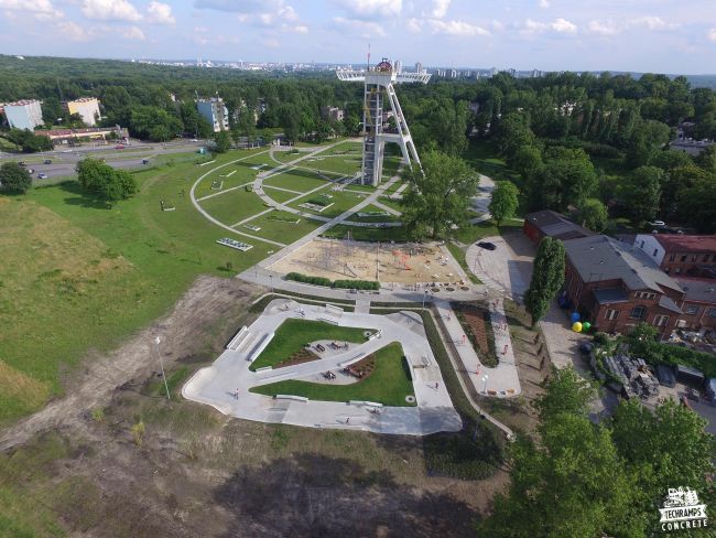 Skatepark Chorzow - concrete