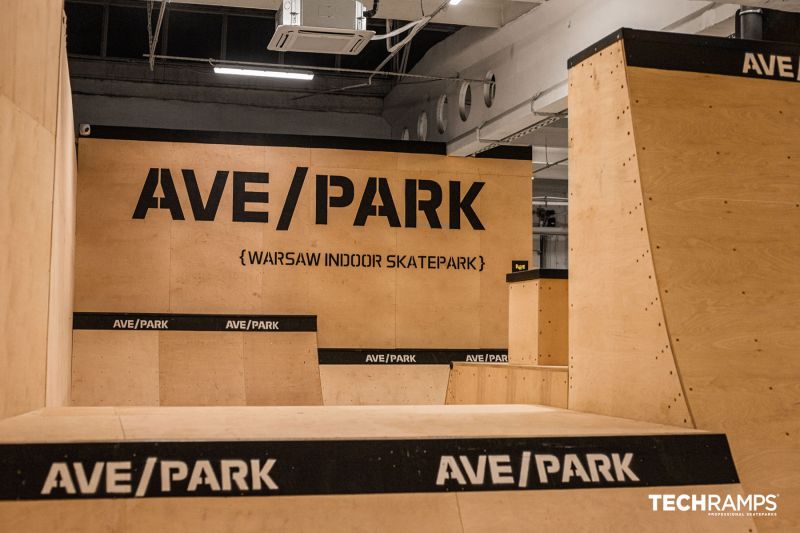 Skatepark toute l'année à Varsovie
