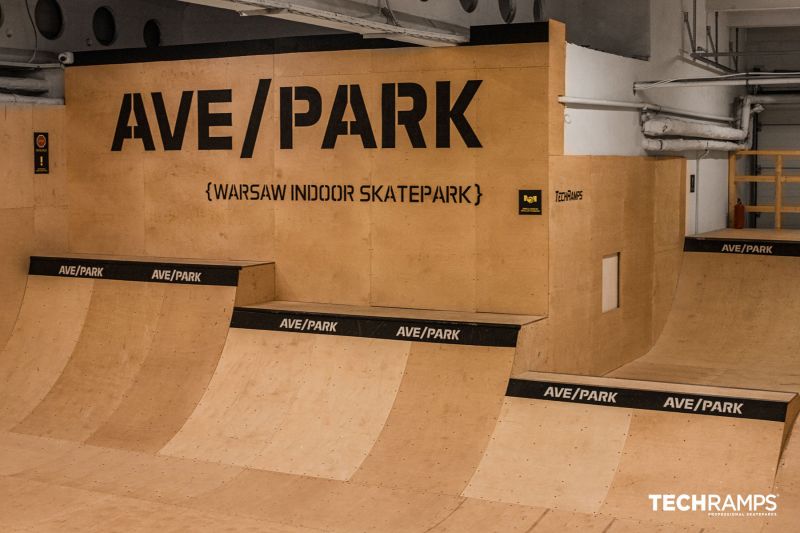 Skatepark toute l'année à Varsovie
