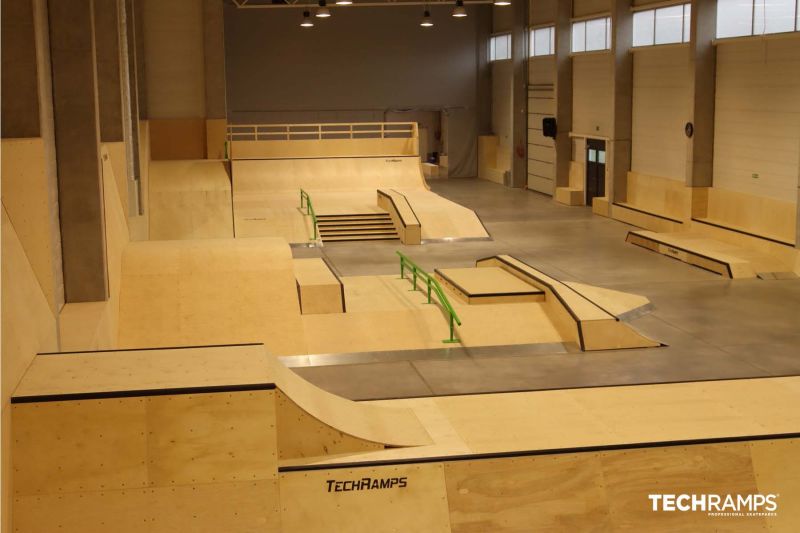 Skatepark cubierto en Cracovia