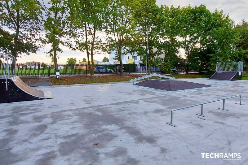 Skatepark modułowy