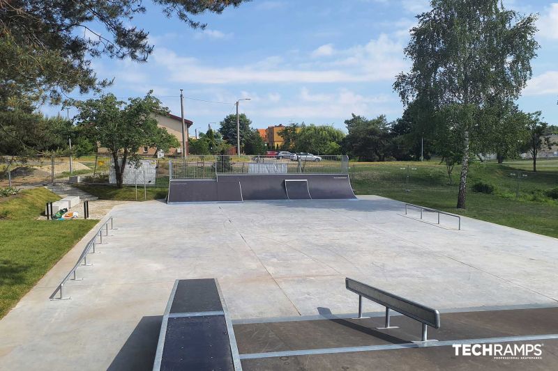 Techramps wooden skatepark