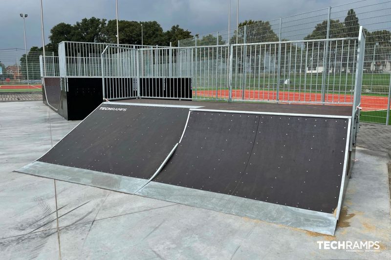 Techramps modular skatepark