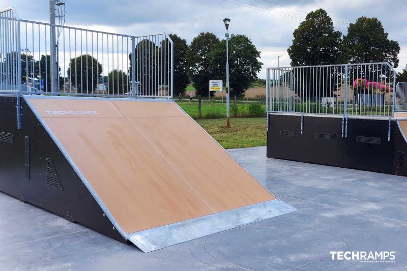 Skatepark modulable