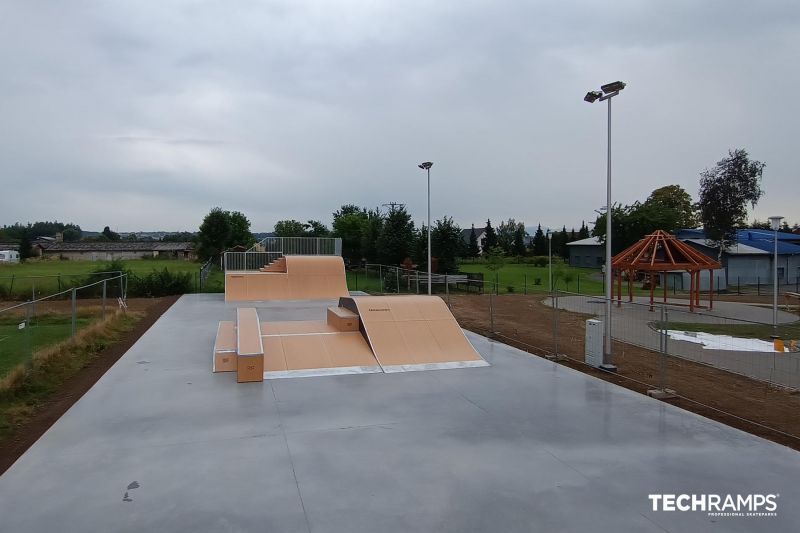 Skatepark modułowy - przeszkody 