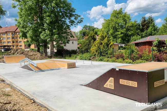 Skatepark modułowy - Mieszkowice